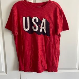 Red gap tee